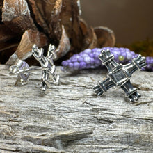 Load image into Gallery viewer, Springtide Saint Brigid&#39;s Cross Earrings
