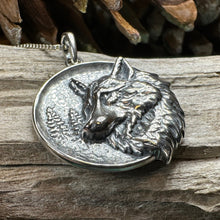 Load image into Gallery viewer, Walden Wolf Necklace in Sterling Silver
