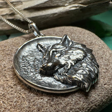 Load image into Gallery viewer, Walden Wolf Necklace in Sterling Silver
