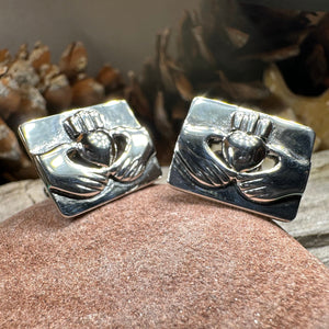 Traditional Claddagh Cuff Links