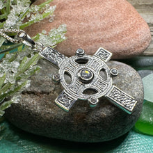 Load image into Gallery viewer, Scottish Iona Celtic Cross Necklace
