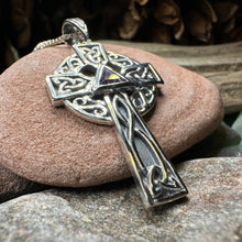 Load image into Gallery viewer, Recovery Celtic Cross Necklace in Sterling Silver
