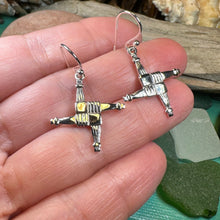 Load image into Gallery viewer, Springrise Saint Brigid&#39;s Cross Earrings
