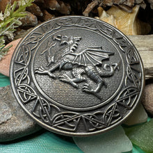 Load image into Gallery viewer, Large Welsh Dragon Brooch
