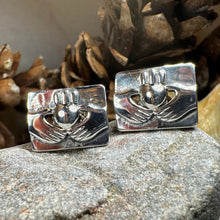 Load image into Gallery viewer, Traditional Claddagh Cuff Links
