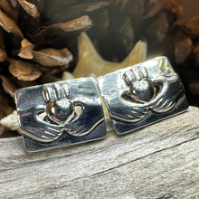 Load image into Gallery viewer, Traditional Claddagh Cuff Links
