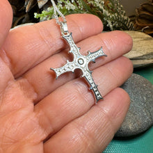 Load image into Gallery viewer, Irish Cross of Cong Necklace in Sterling Silver
