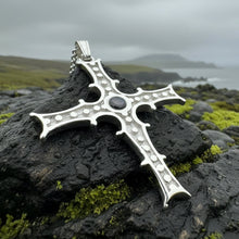 Load image into Gallery viewer, Irish Cross of Cong Necklace in Sterling Silver
