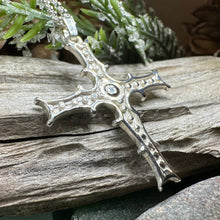 Load image into Gallery viewer, Irish Cross of Cong Necklace in Sterling Silver
