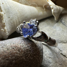Load image into Gallery viewer, Lavender Claddagh Ring
