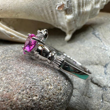 Load image into Gallery viewer, Blushing Rose Claddagh Ring
