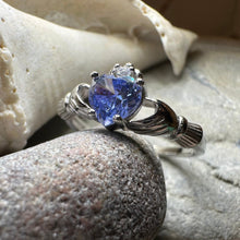Load image into Gallery viewer, Lavender Claddagh Ring
