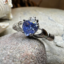 Load image into Gallery viewer, Lavender Claddagh Ring
