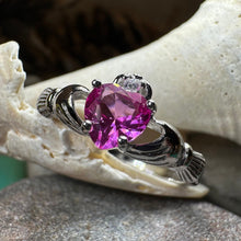 Load image into Gallery viewer, Blushing Rose Claddagh Ring
