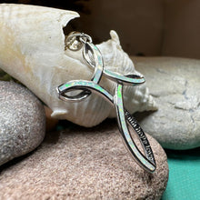 Load image into Gallery viewer, Faith Hope Love Celtic Cross Necklace
