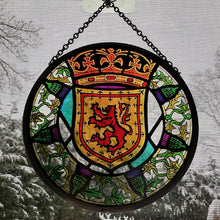 Load image into Gallery viewer, Scottish Lion Stained Glass Suncatcher
