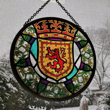 Load image into Gallery viewer, Scottish Lion Stained Glass Suncatcher
