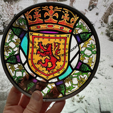 Load image into Gallery viewer, Scottish Lion Stained Glass Suncatcher
