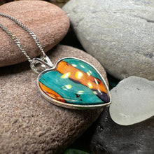 Load image into Gallery viewer, Scottish Heathergems Heart Necklace - Handmade in Scotland
