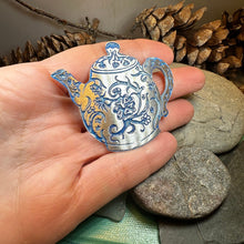 Load image into Gallery viewer, Old Fashioned Teapot Brooch

