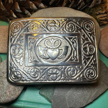 Load image into Gallery viewer, Irish Claddagh Kilt Belt Buckle for Men
