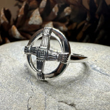 Load image into Gallery viewer, Springtide Saint Brigid&#39;s Cross Ring

