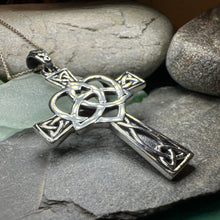 Load image into Gallery viewer, Pure Heart Celtic Cross Necklace

