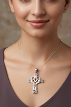 Load image into Gallery viewer, Pure Heart Celtic Cross Necklace
