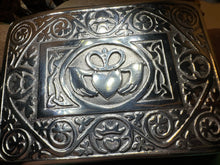 Load image into Gallery viewer, Irish Claddagh Kilt Belt Buckle for Men
