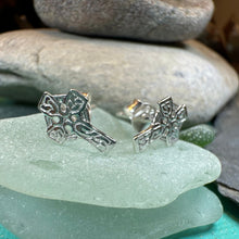 Load image into Gallery viewer, Celtic Cross Stud Earrings
