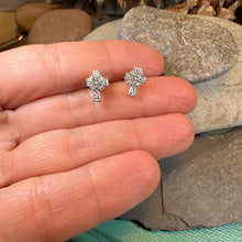Load image into Gallery viewer, Celtic Cross Stud Earrings
