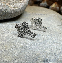 Load image into Gallery viewer, Celtic Cross Stud Earrings
