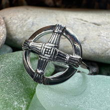 Load image into Gallery viewer, Springtide Saint Brigid&#39;s Cross Ring
