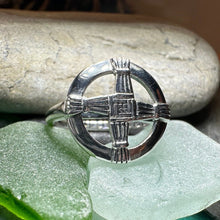 Load image into Gallery viewer, Springtide Saint Brigid&#39;s Cross Ring
