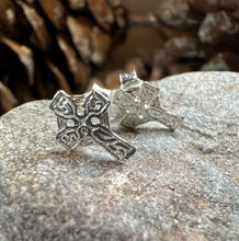 Load image into Gallery viewer, Celtic Cross Stud Earrings
