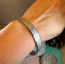 Load image into Gallery viewer, Steel Christian Prayer Bracelet
