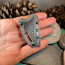 Load image into Gallery viewer, Boru Celtic Harp Brooch - Irish Jewelry
