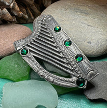 Load image into Gallery viewer, Boru Celtic Harp Brooch - Irish Jewelry
