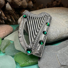 Load image into Gallery viewer, Boru Celtic Harp Brooch - Irish Jewelry
