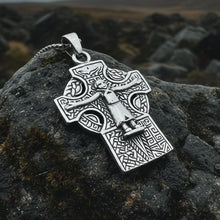 Load image into Gallery viewer, Celtic Cross Crucifix Pendant
