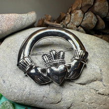 Load image into Gallery viewer, Emblem Claddagh Brooch
