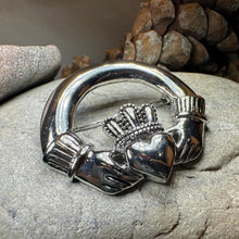 Load image into Gallery viewer, Emblem Claddagh Brooch
