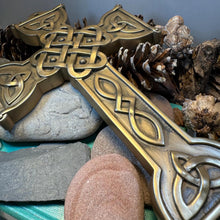 Load image into Gallery viewer, Love Knot Celtic Cross Wall Plaque
