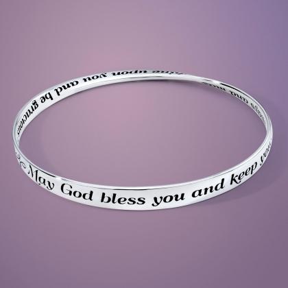 May God Bless You and Keep You Mobius Bracelet - Celtic Reader