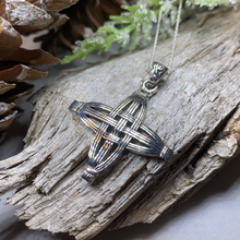 Load image into Gallery viewer, Protection St. Brigid&#39;s Cross Necklace
