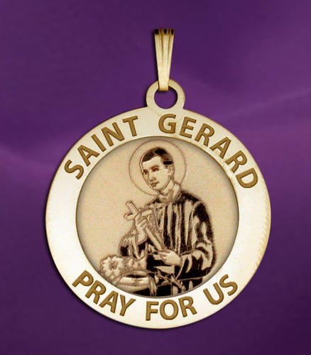 Saint Gerard Majella - Saints Medal Necklace - Celtic Reader