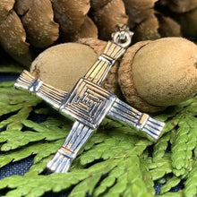 Load image into Gallery viewer, Large Saint Brigid’s Cross Necklace
