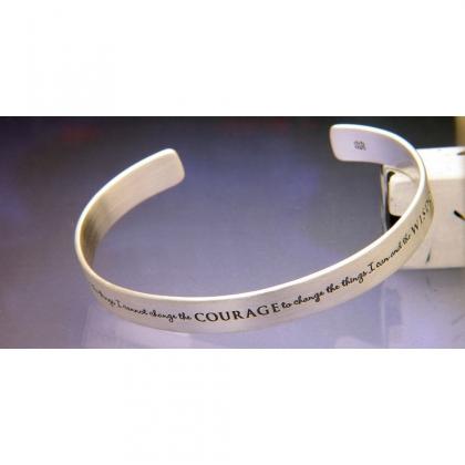 Serenity Prayer Cuff Bracelet - Celtic Reader