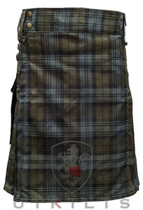 Utility Kilt – GlenLoch, Black Watch Weathered