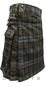 Utility Kilt – GlenLoch, Black Watch Weathered